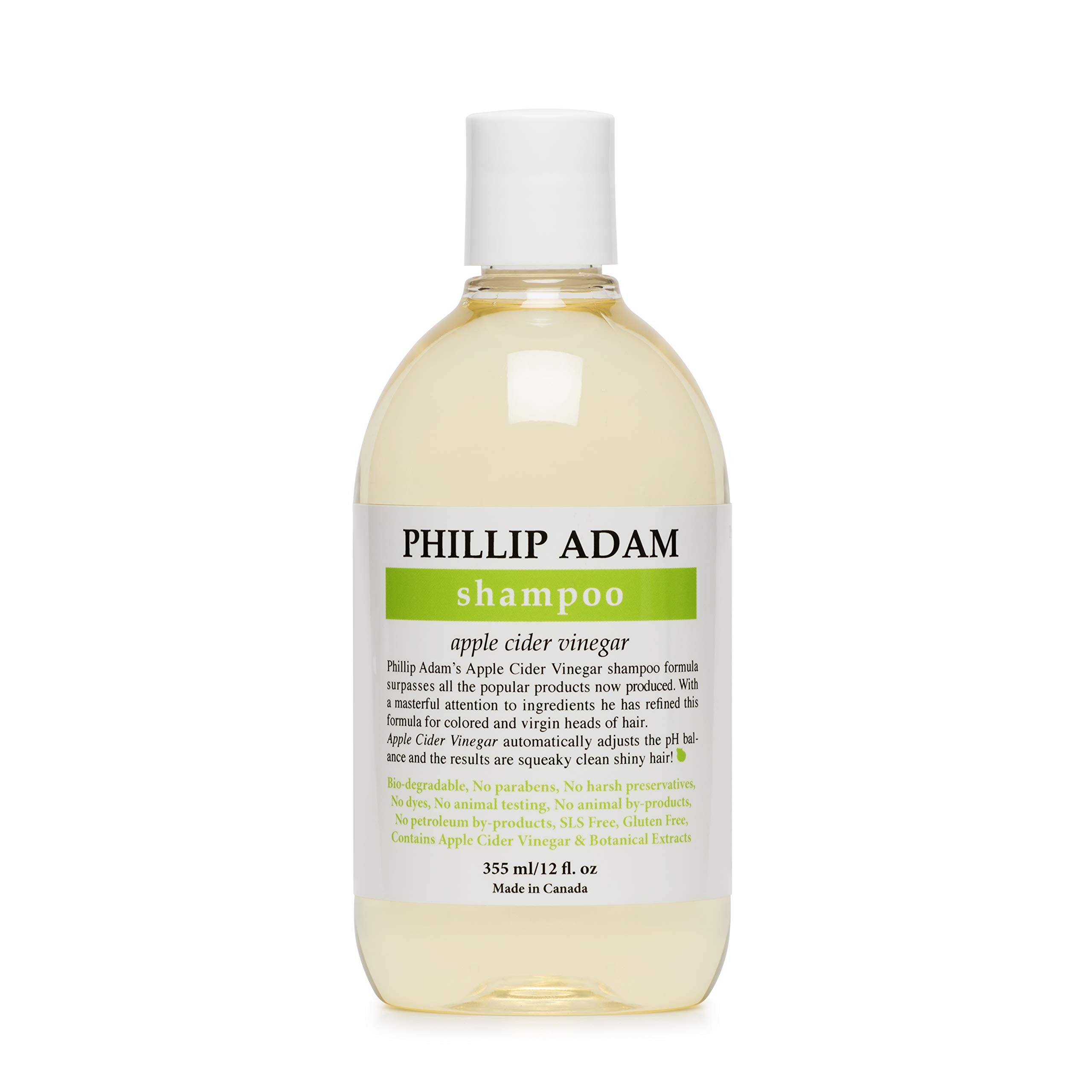 PHILLIP ADAM (Pack of 4) Phillip Adam Apple Cider Vinegar Shampoo for Hair Care 12 Oz