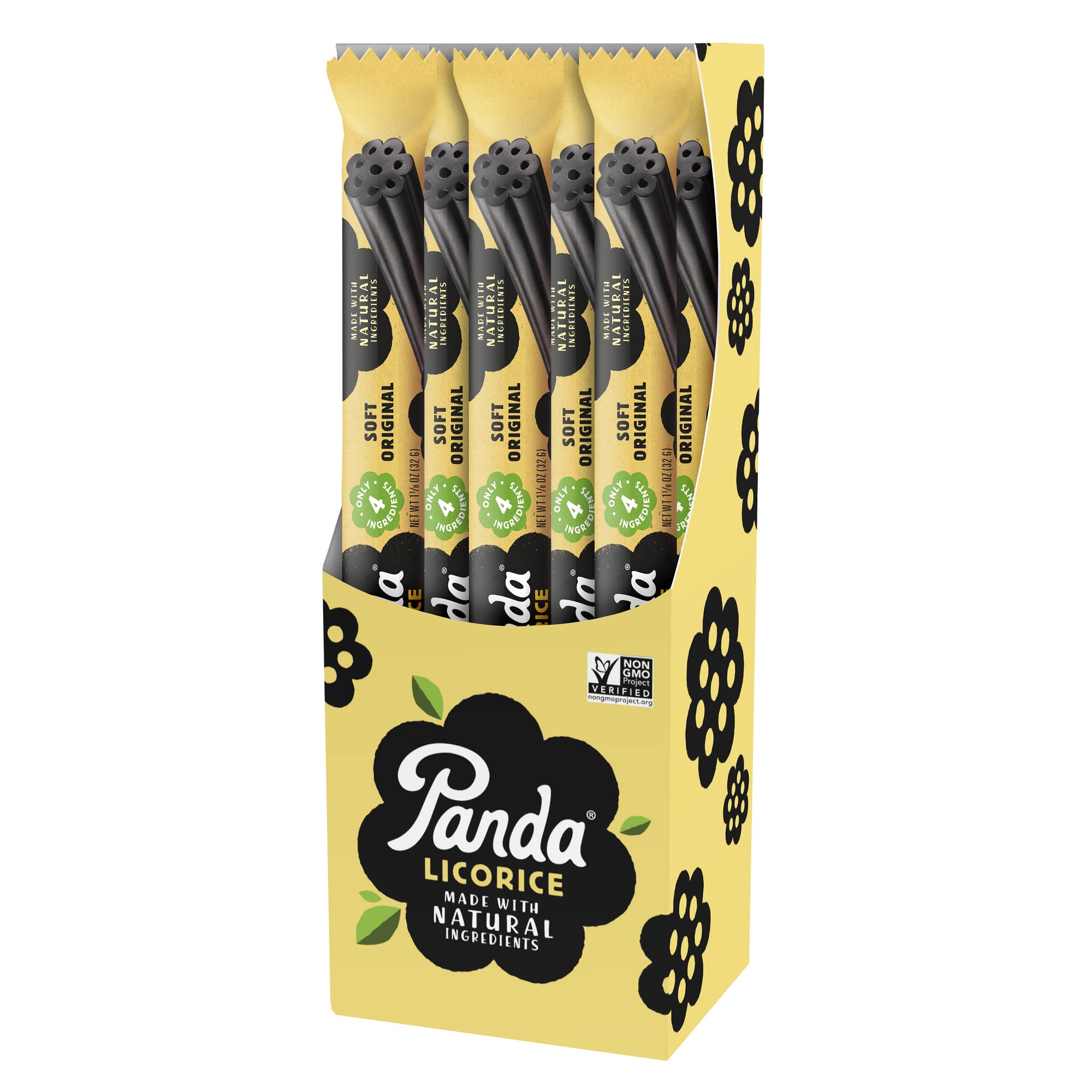 PANDA (Pack Of 60) Panda Licorice Stick Black 1.1 Oz
