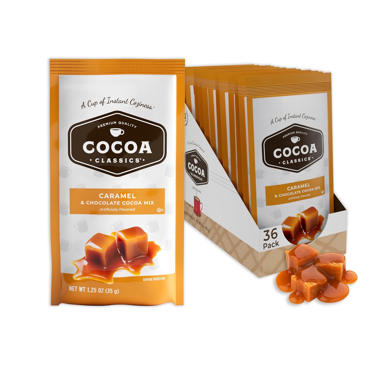 COCOA CLASSICS (Pack Of 36) Cocoa Classics Cocoa Carml Chocolate 1.25 Oz