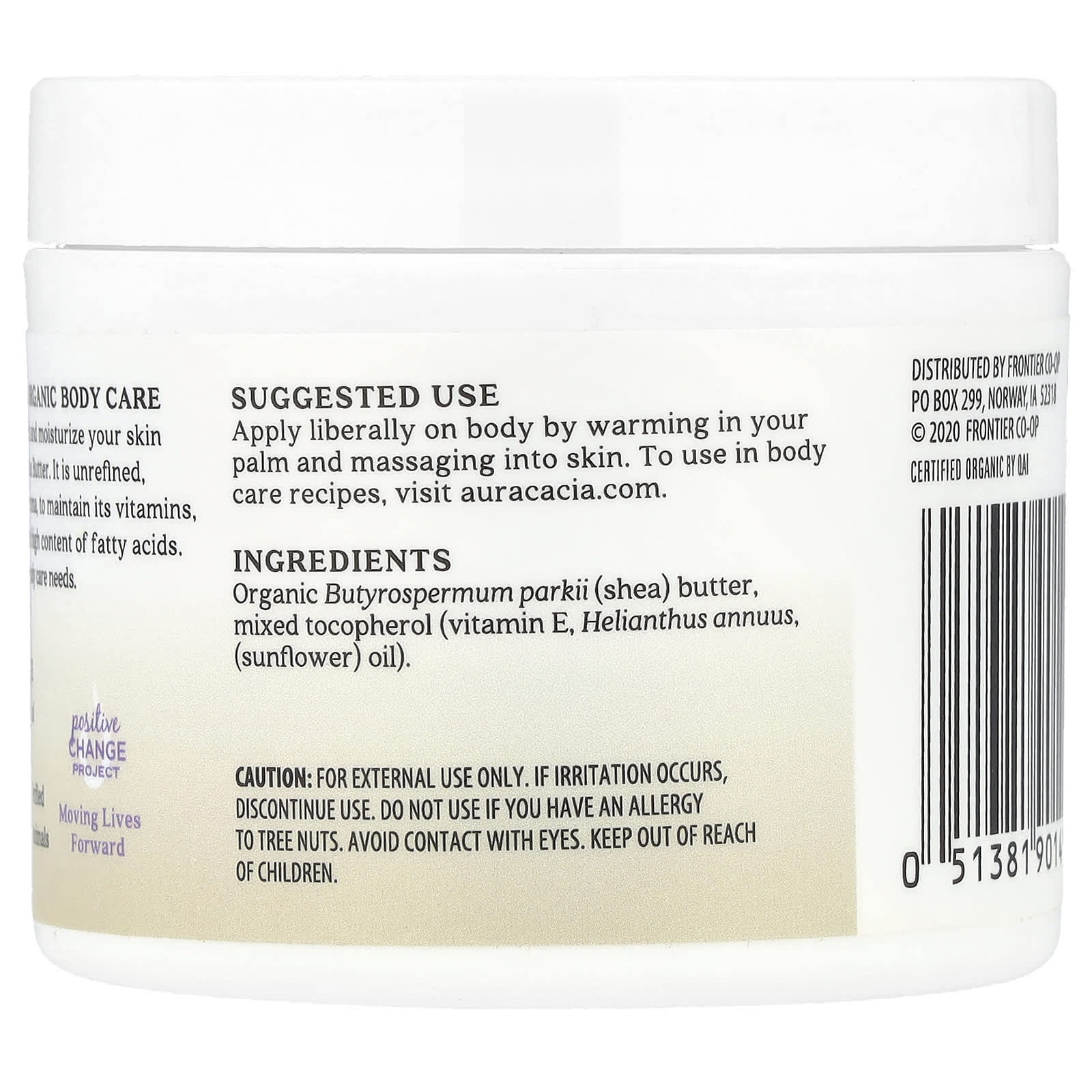 AURA CACIA (Pack Of 3) AURA Cacia Shea Butter Unrefined Organic 3.25 Oz