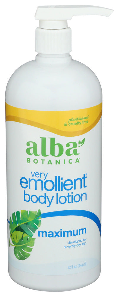 ALBA BOTANICA (Pack of 4) Alba Botanica Lotion Moisturizer for Dry Skin 32 Oz