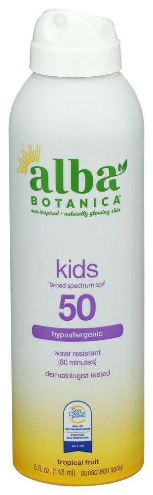 ALBA BOTANICA (Pack Of 4) Alba Botanica Sunscreen Spf50 Kids Clear 5 Oz
