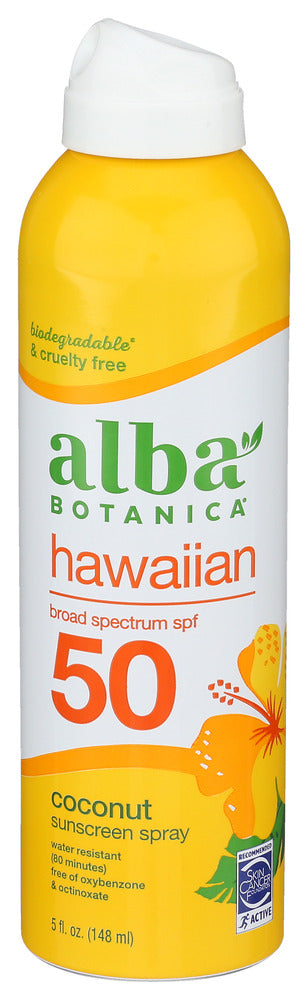 ALBA BOTANICA (Pack Of 4) Alba Botanica Sunscreen Spray FF SPF50 5 Fl Oz