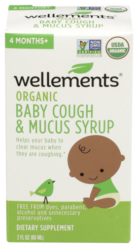WELLEMENTS (Pack of 6) Wellements Baby Cough Mucus Relief Liquid 2 Oz