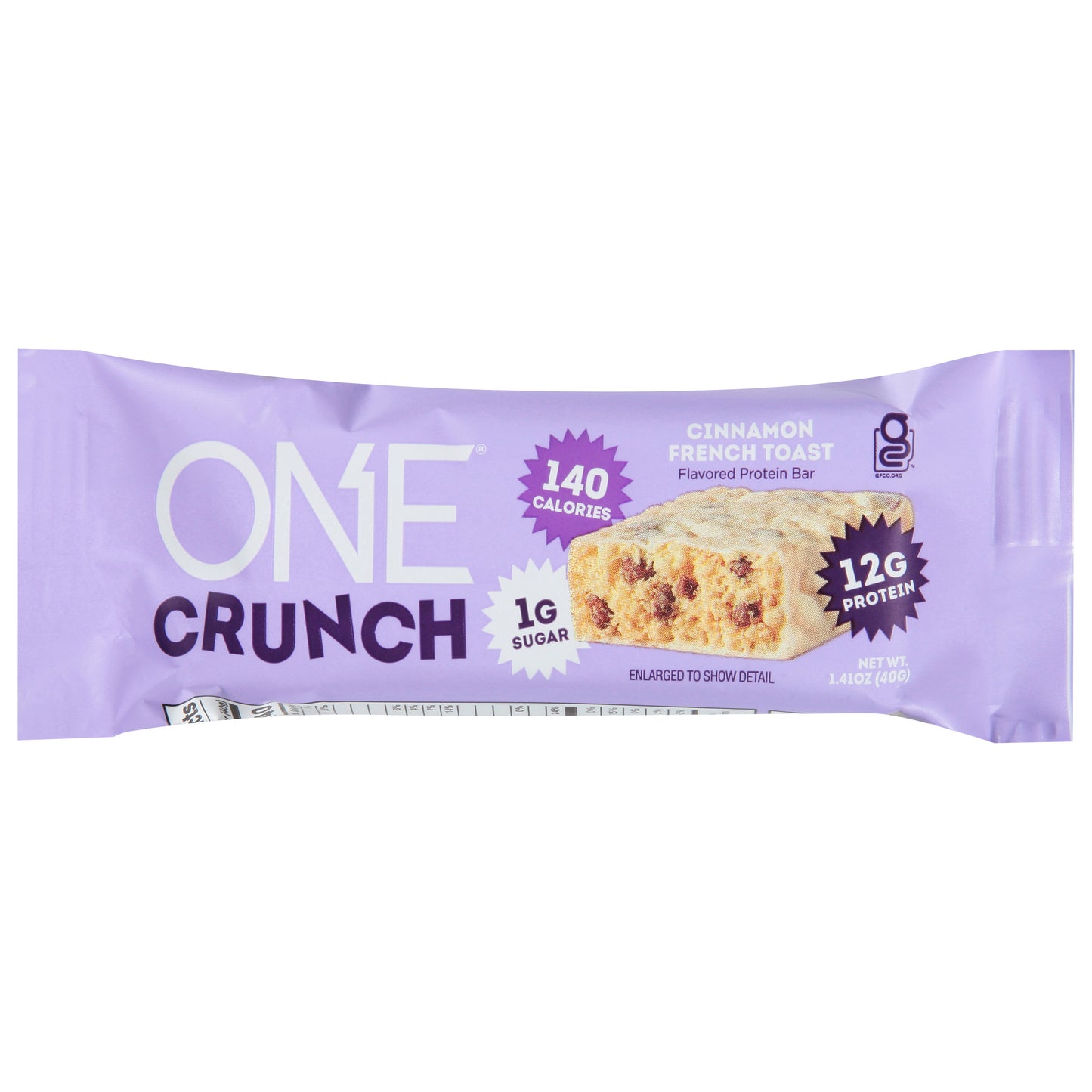 Onebar Bar Crnch Cnmon French Tst 40 Gm (Pack Of 12)