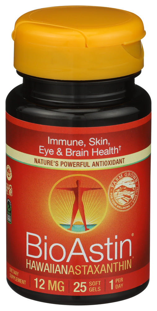 NUTREX (Pack of 3) Nutrex BioAstin 12 Mg Astaxanthin Antioxidant Supplement 25 Sg