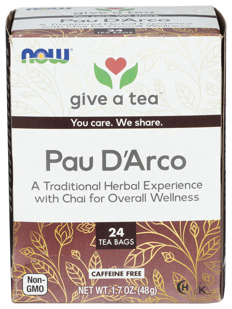 Now Give A Tea Pau D Arco 24 bag