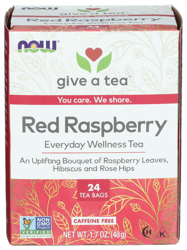 Now Give A Tea Red Raspberry 24Bg