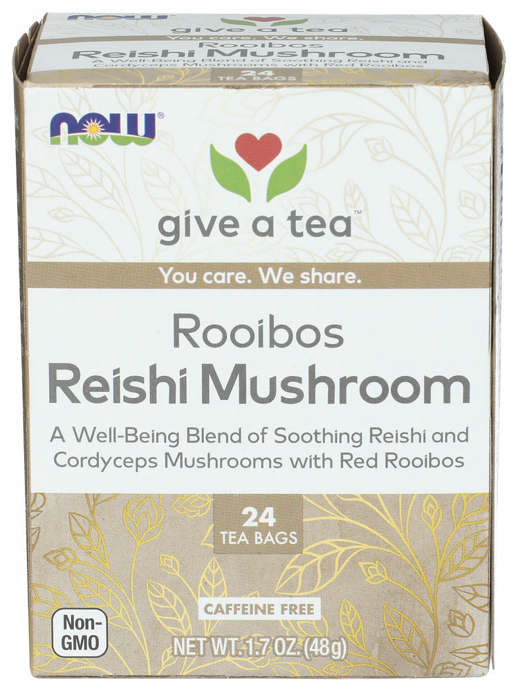 Now Give A Tea Rooibos Reishi Mushroom 24 bag
