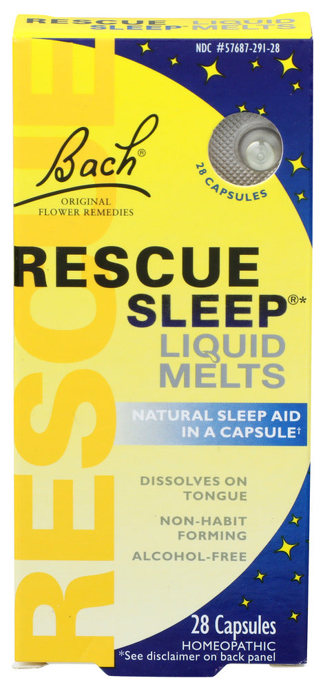 NELSON BACH (Pack of 6) Nelson Bach Rescue Liquid Melts Calmative & Mood Support 28 Capsules
