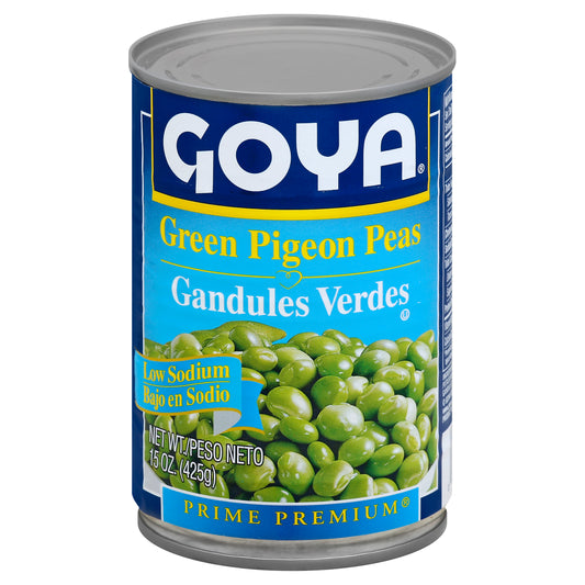 Goya Peas Grain Pigeon Low Sodium 15 Oz (Pack Of 24)