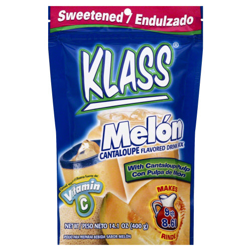 KLASS (Pack Of 24) Klass Beverage Mix Canteloupe Sweetened 14.1 Oz