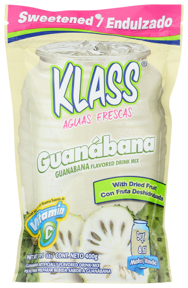 KLASS (Pack Of 24) Klass Beverage Mix Guanabana Sweetened 14.1 Oz