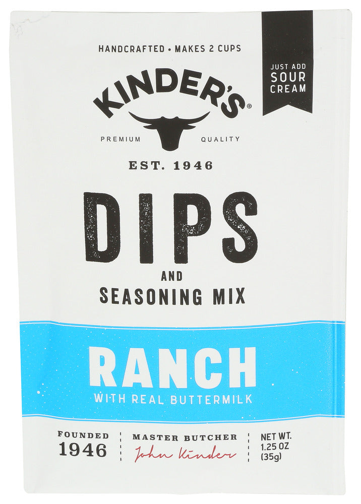 Kinder's Mix Dip Ranch Seasoning Spice Packets