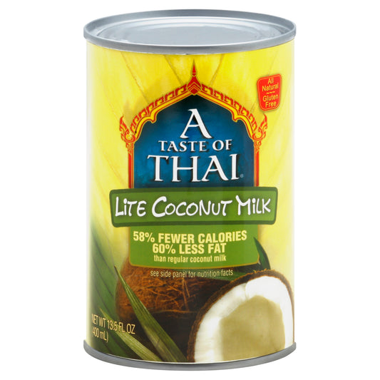 Taste Of Thai Coconut Milk Lite Gluten Free 13.5 Fo (Pack Of 12)