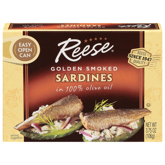 Reese Sardine Smoked Olive Oil 3.75 Oz (Pack Of 10)