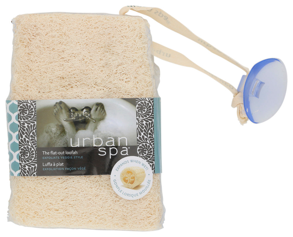 URBAN SPA (Pack of 9) Urban Spa Loofah Flat Out Bath Loofah Scrubber 1 Each