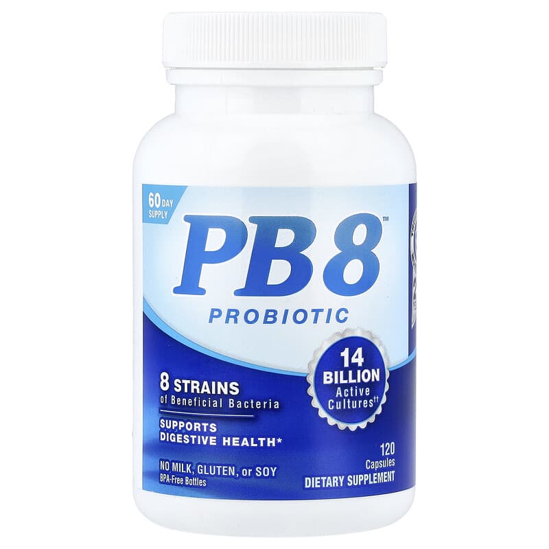 NUTRITION NOW (Pack Of 3) Nutrition Now PB8 Acidophilus 120 Capsules