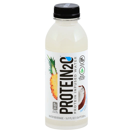Protein2O Beverage Tropical Coconut 16.9 FO (Pack Of 12)