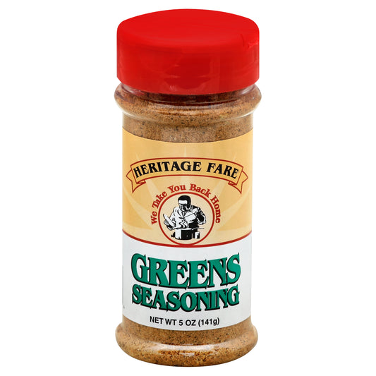 Heritage Fare Seasoning Greens 5 oz (Pack Of 12)