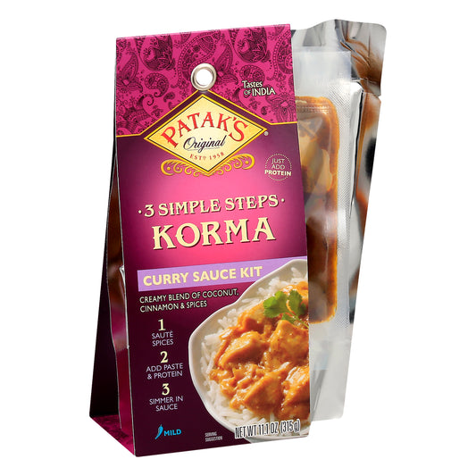 Pataks Korma 3 Step 11 Oz (Pack Of 6)