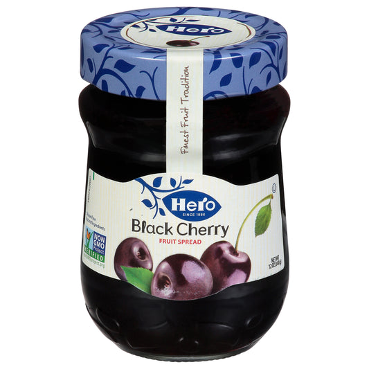 Hero Fruit Spread Black Cherry 12 oz (Pack Of 8)