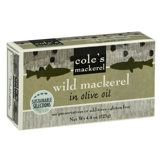 Coles Mackerel Olive Oil 4.4 oz (Pack Of 10)