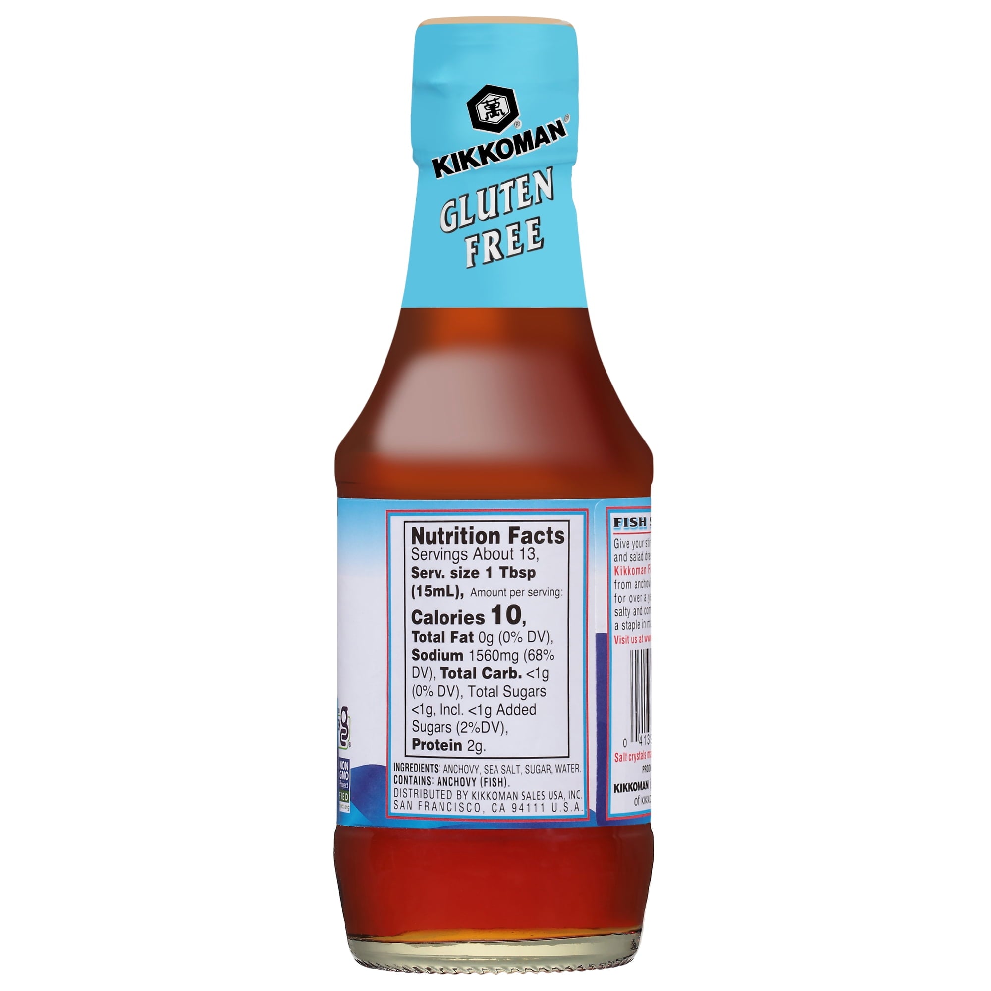 KIKKOMAN (Pack of 12) Kikkoman Sauce Fish Gluten Free 6.8 Fl Oz