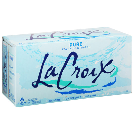 La Croix Water Sparkling Pure 96 Fo Pack of 3