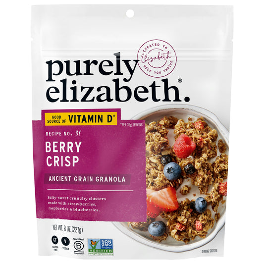 Purely Elizabeth Granola Ancient Grain Berry Crisp - 8 Oz (Pack of 6)