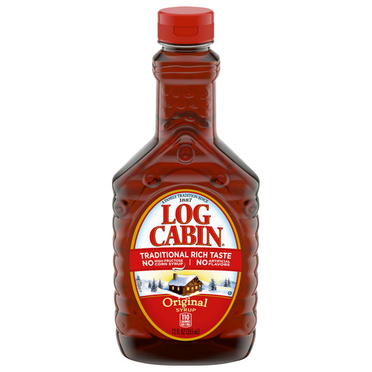 Log Cabin Syrup Regular 12 Fl Oz (Pack of 12)