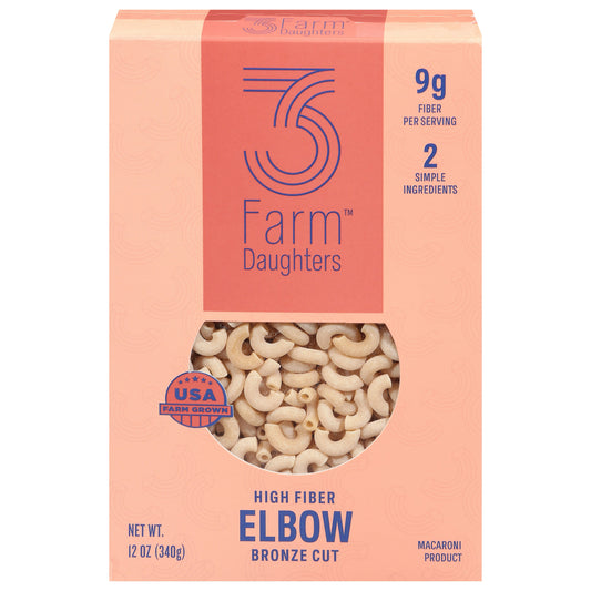 Three Farm Daughters Pasta Elbows 12 Oz (Pack of 8)