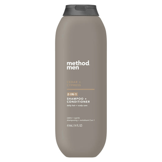 Method Home Care Shampoo Men 2In1 Cedar 14 Oz