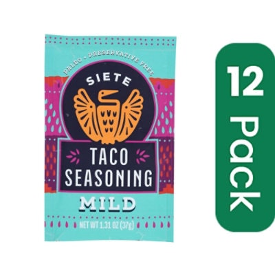 Siete - Seasoning Mild Taco 1.31 oz (Pack of 12)