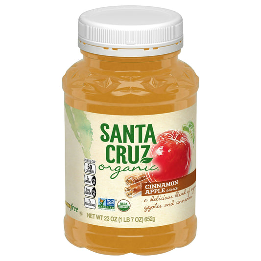 Santa Cruz Applesauce Cinnamon 23 Oz (Pack of 6)