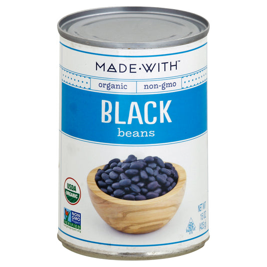 Made With Beans Black Organic 15 oz (Pack Of 12)