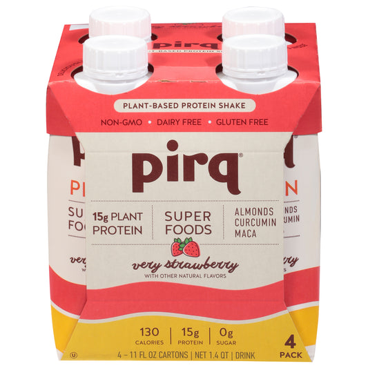 Pirq Plant Protein RTD Strwby44 FO (Pack Of 3)