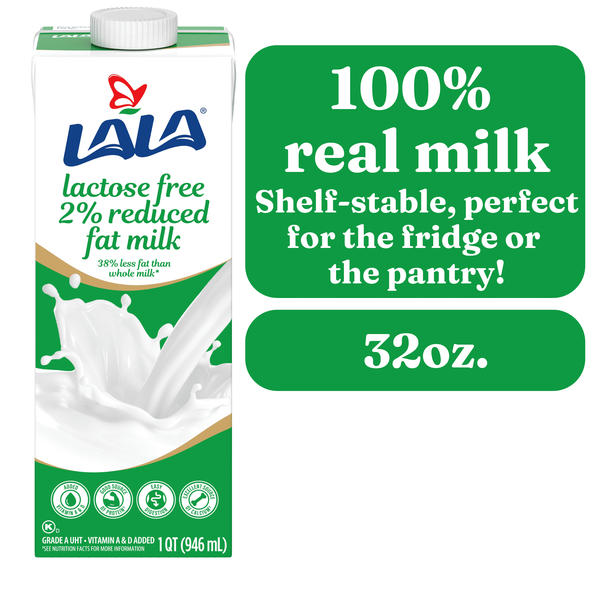 La La Milk Lactose Free 2%