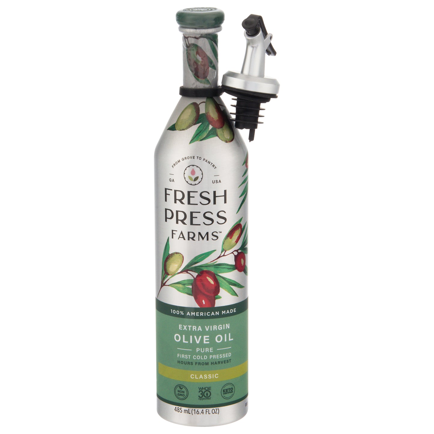 Fresh Press Farms Olive Oil Extra Virgin Classic 485 Ml (Pack Of 6)