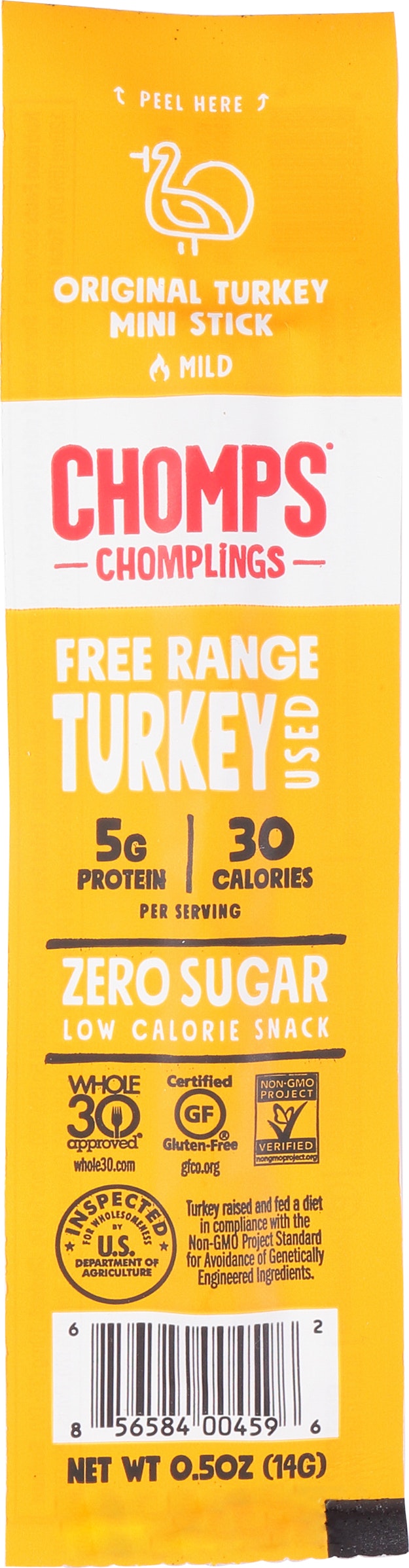 Chomps Stick Turkey Original 0.5 Oz (Pack of 24)