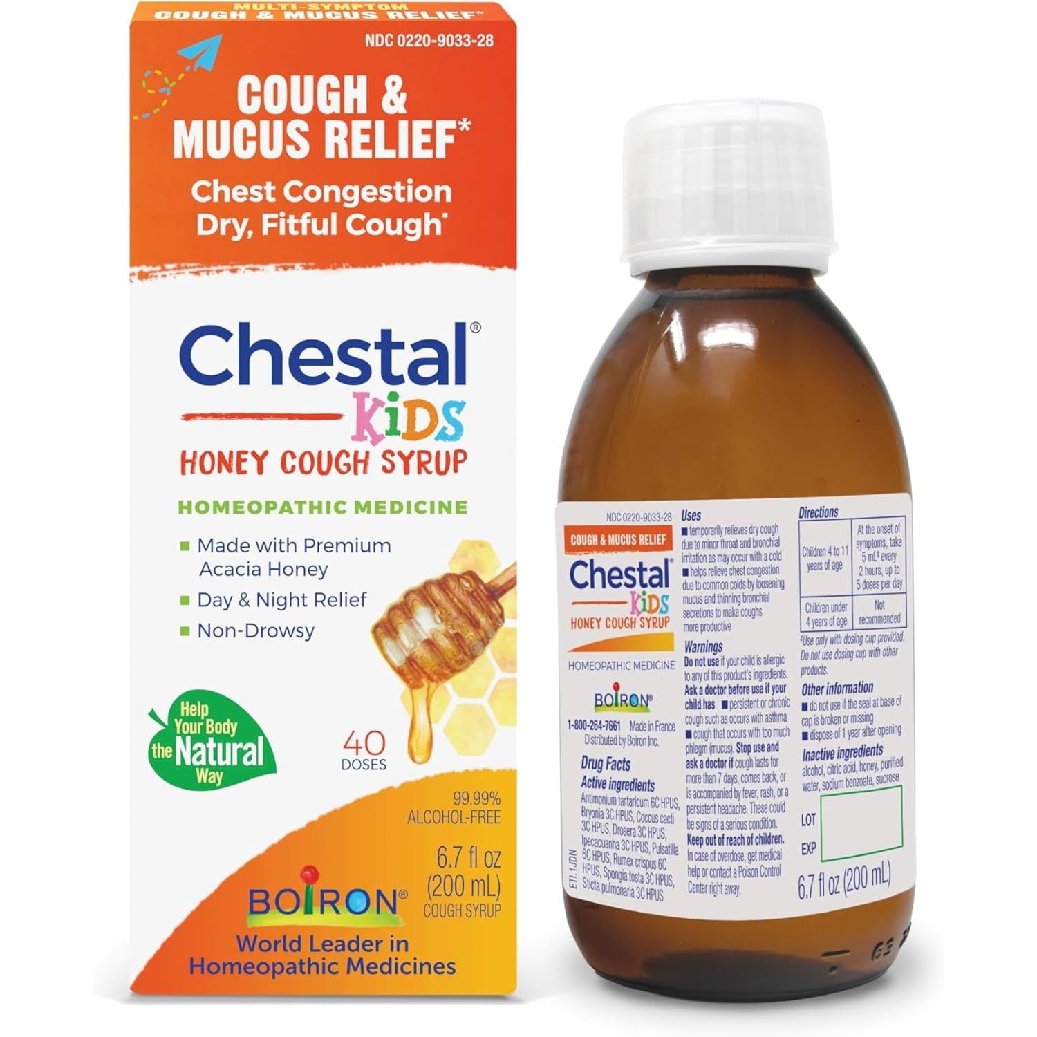 BOIRON (Pack of 7) Boiron Chestal Child Honey 6.7 Oz