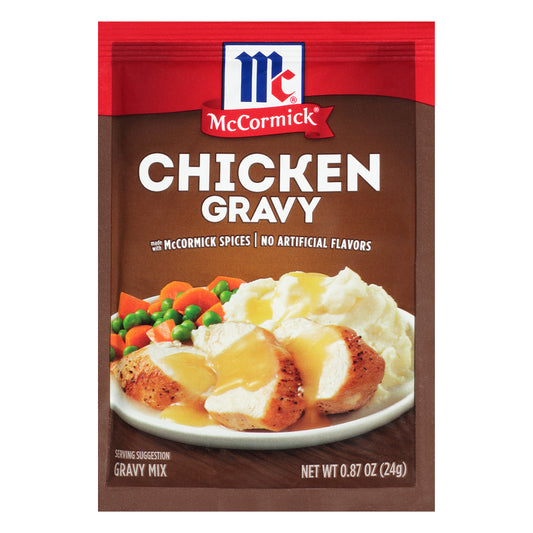 Mc Cormick Mix Chicken Gravy 0.87 oz (Pack Of 12)