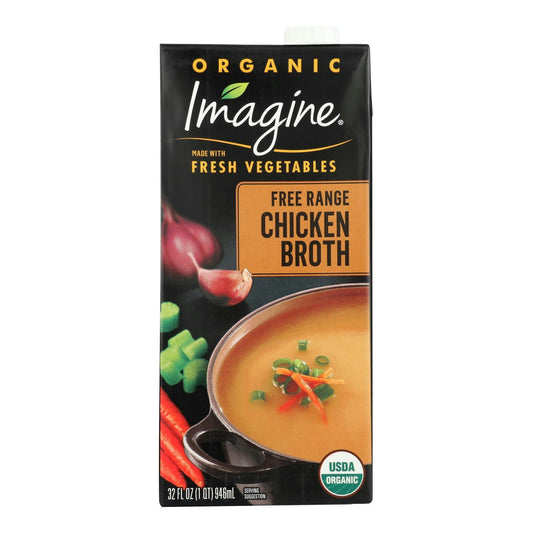 Imagine Foods - Broth Free Range Chicken 32 fl. oz (Pack of 6)