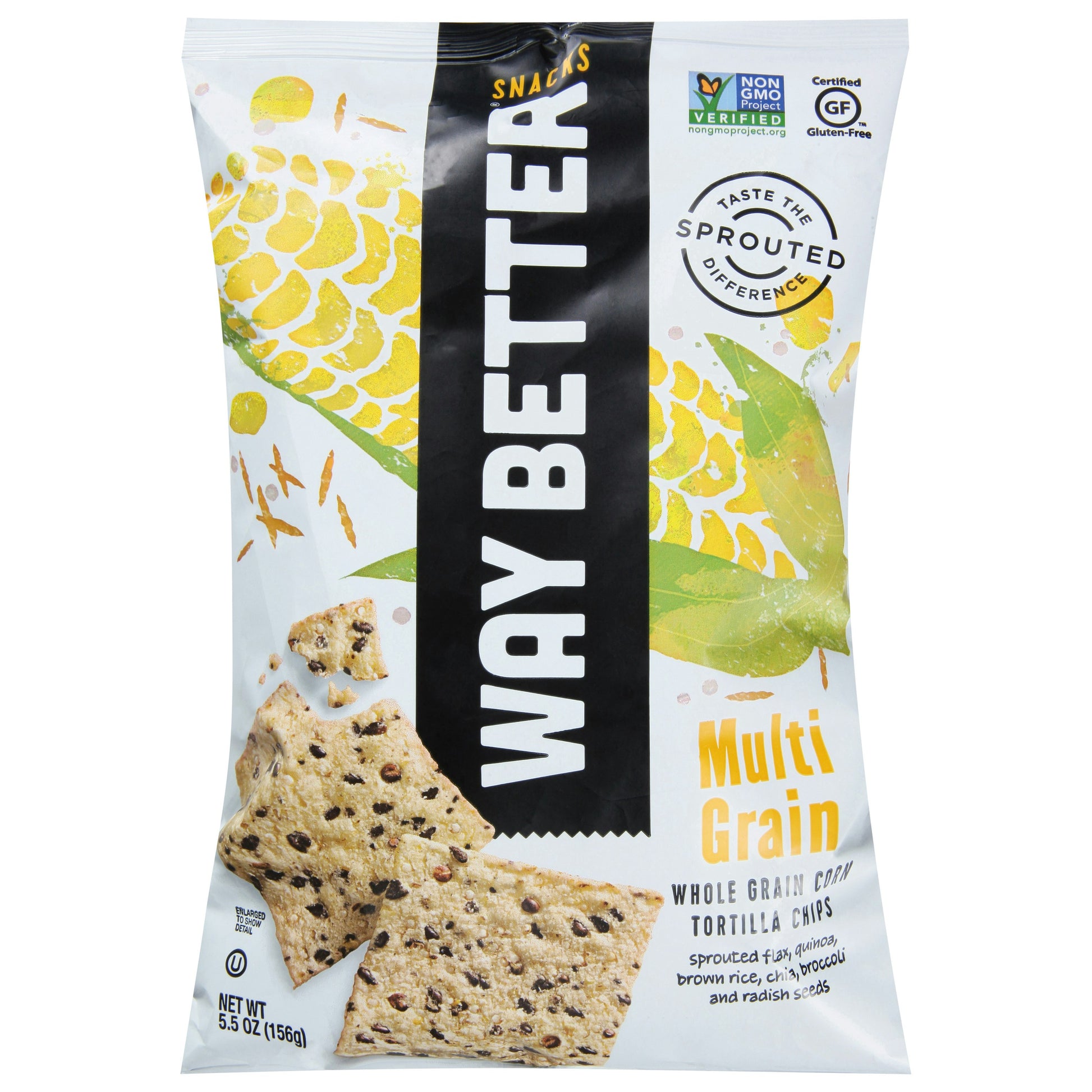 Way Better Snacks Chip Multigrain Sunny 5.5 oz (Pack of 12)