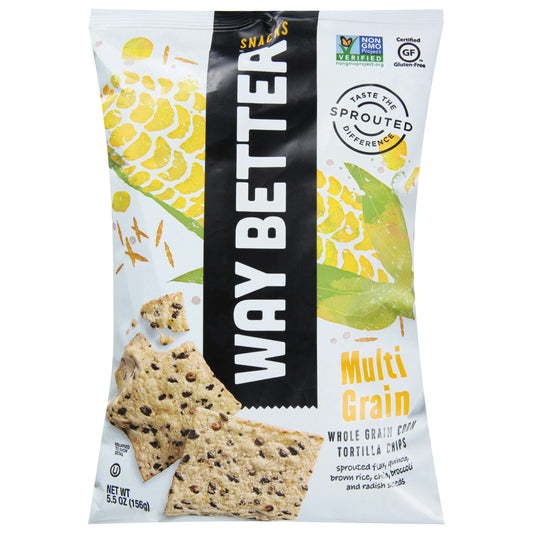 Way Better Snacks Chip Multigrain Sunny 5.5 oz (Pack of 12)