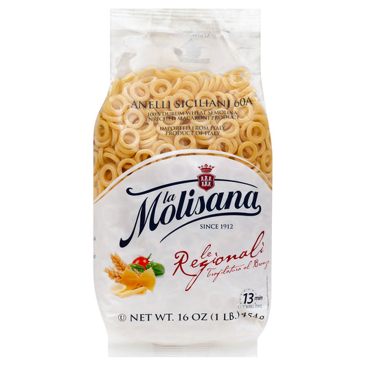La Molisana Pasta Anelli Siciliani 16 oz (Pack Of 12)