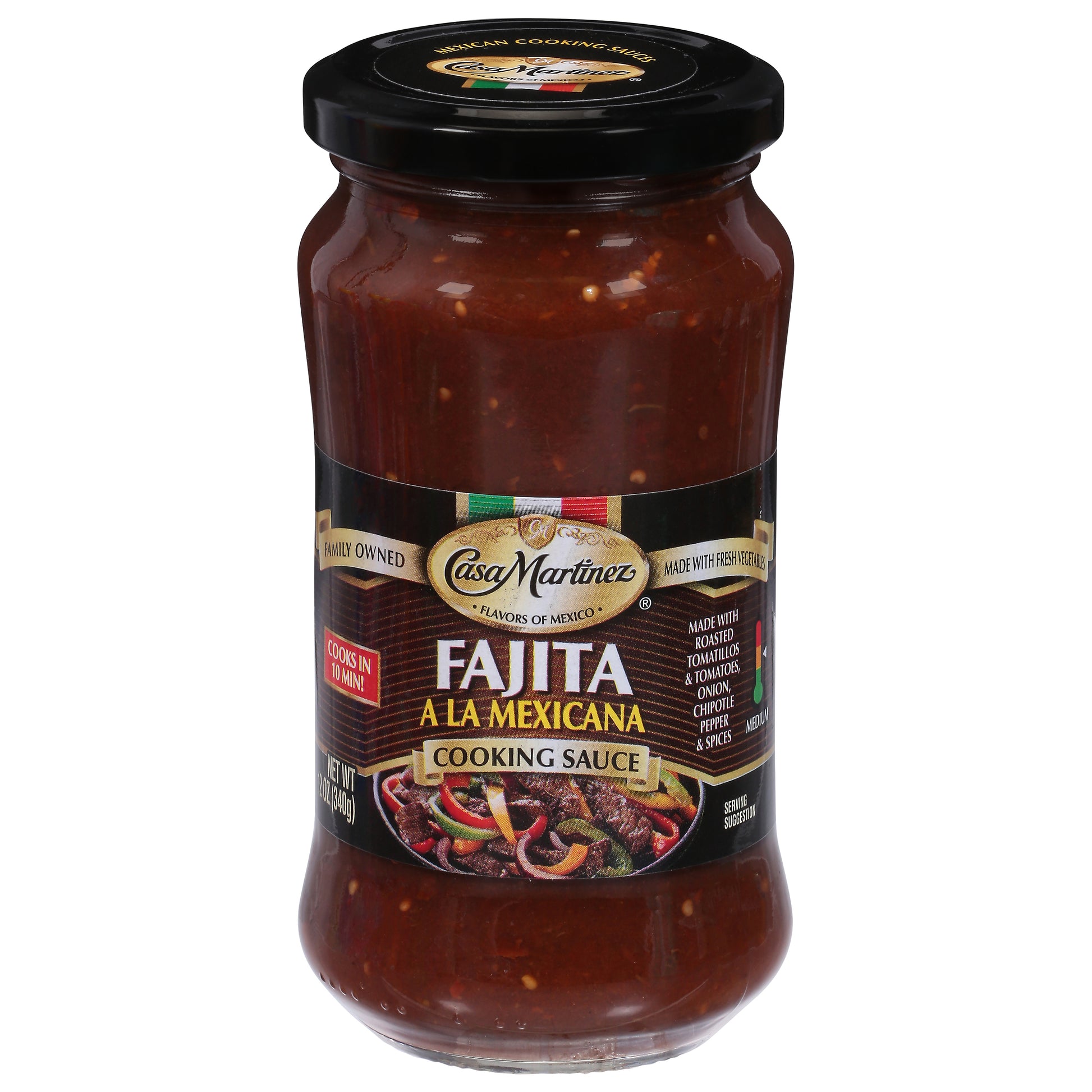 Casa Martinez Sauce Cooking Fajita 12 Oz (Pack Of 12)