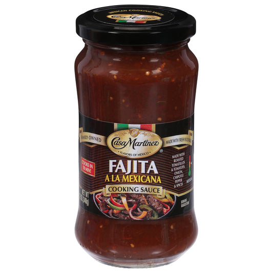Casa Martinez Sauce Cooking Fajita 12 Oz (Pack Of 12)