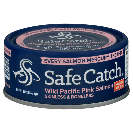 Safecatch Salmon Pink Wild No Salt 5 oz (Pack of 6)