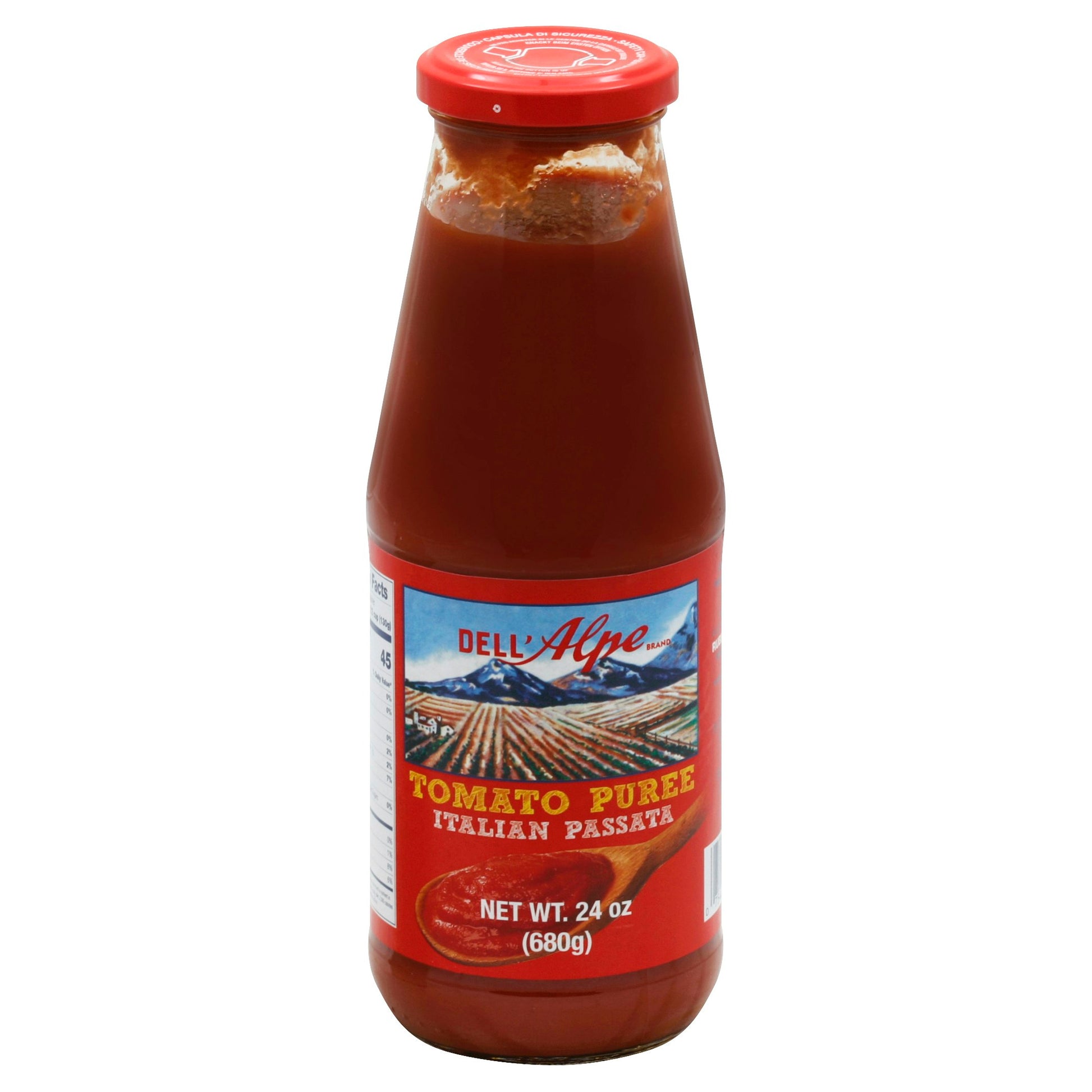 Dell Alpe Tomato Puree Italian Passata 24 Oz Pack of 12
